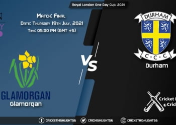 GLA vs DUR, Live Scorecard, Match Final, August 19, 2021, Live Cricket Score, Royal London One-Day Cup, 2021