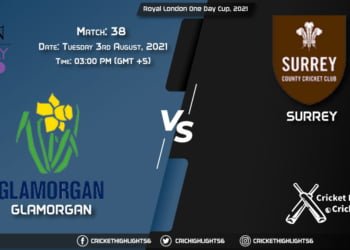 GLA vs SUR, Live Scorecard, Match 38, August 3, 2021, Live Cricket Score, Royal London One-Day Cup, 2021