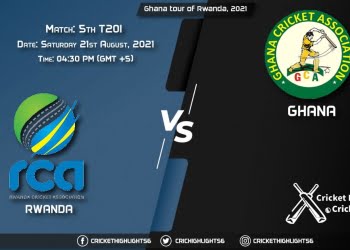 Ghana tour of Rwanda, 2021 Live Match 5th T20I, RWA vs GHA LIVE Streaming for free, When, Where, How to Watch
