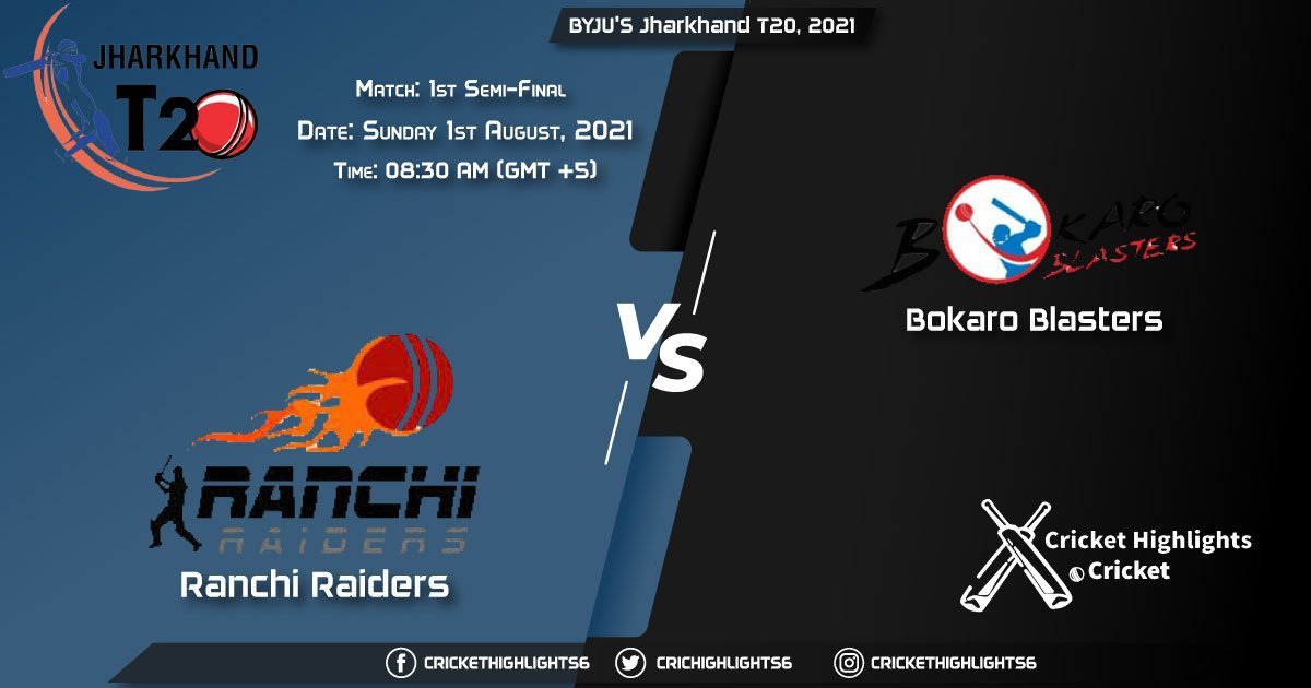 Jharkhand T20, 2021, Live Match 1st Semi-Final, RAN vs BOK, LIVE Streaming for free, When, Where, How to Watch