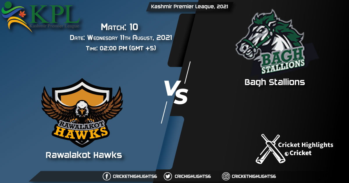 Kashmir Premier League, 2021 Live Match 10, RH vs BS LIVE Streaming for free, When, Where, How to Watch