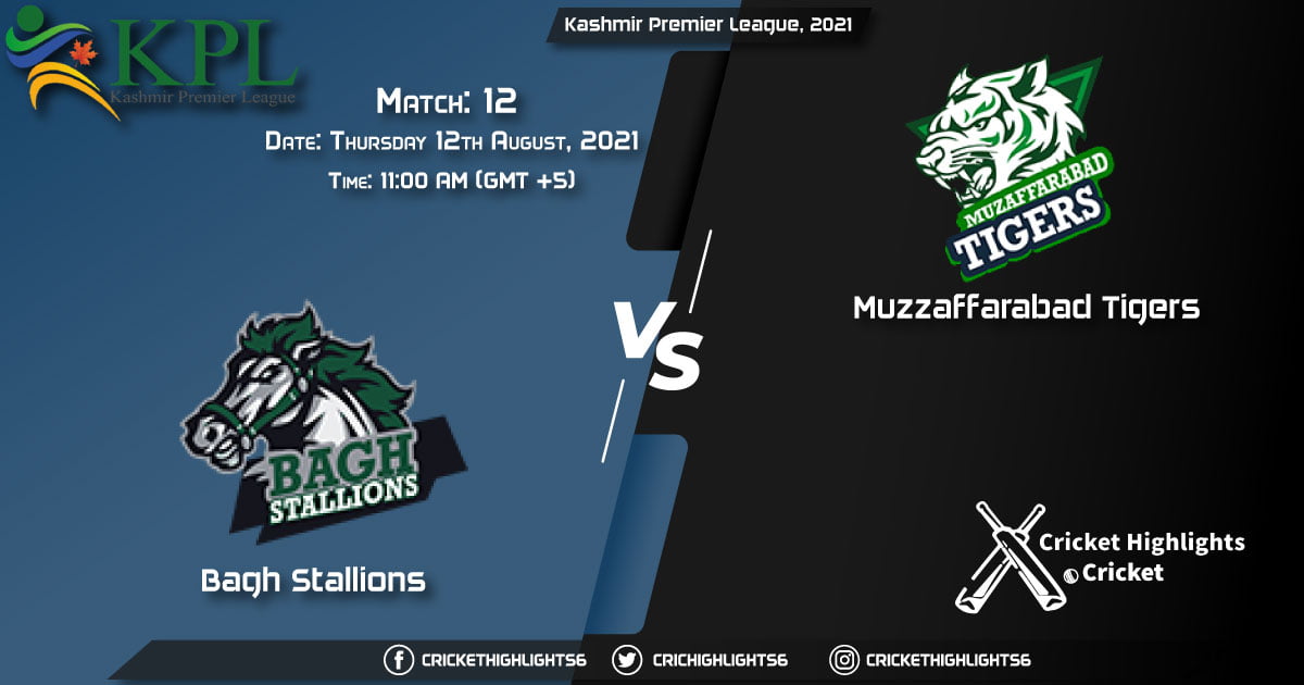 Kashmir Premier League, 2021 Live Match 12, BS vs MT LIVE Streaming for free, When, Where, How to Watch