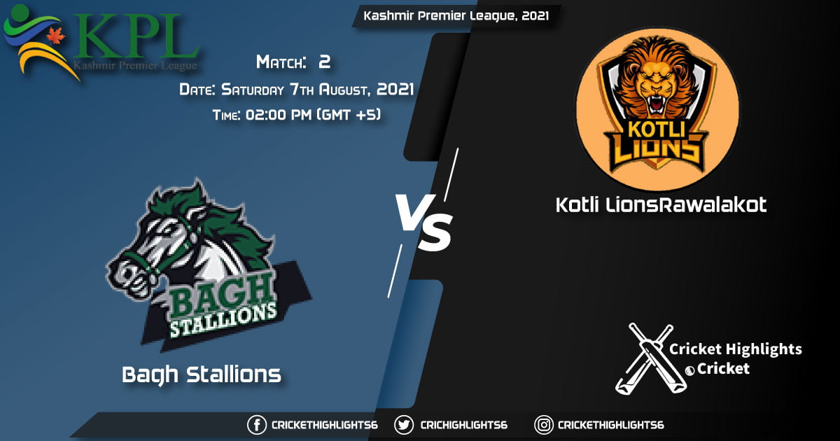 Kashmir Premier League, 2021 Live Match 2, BS vs KL LIVE Streaming for free, When, Where, How to Watch