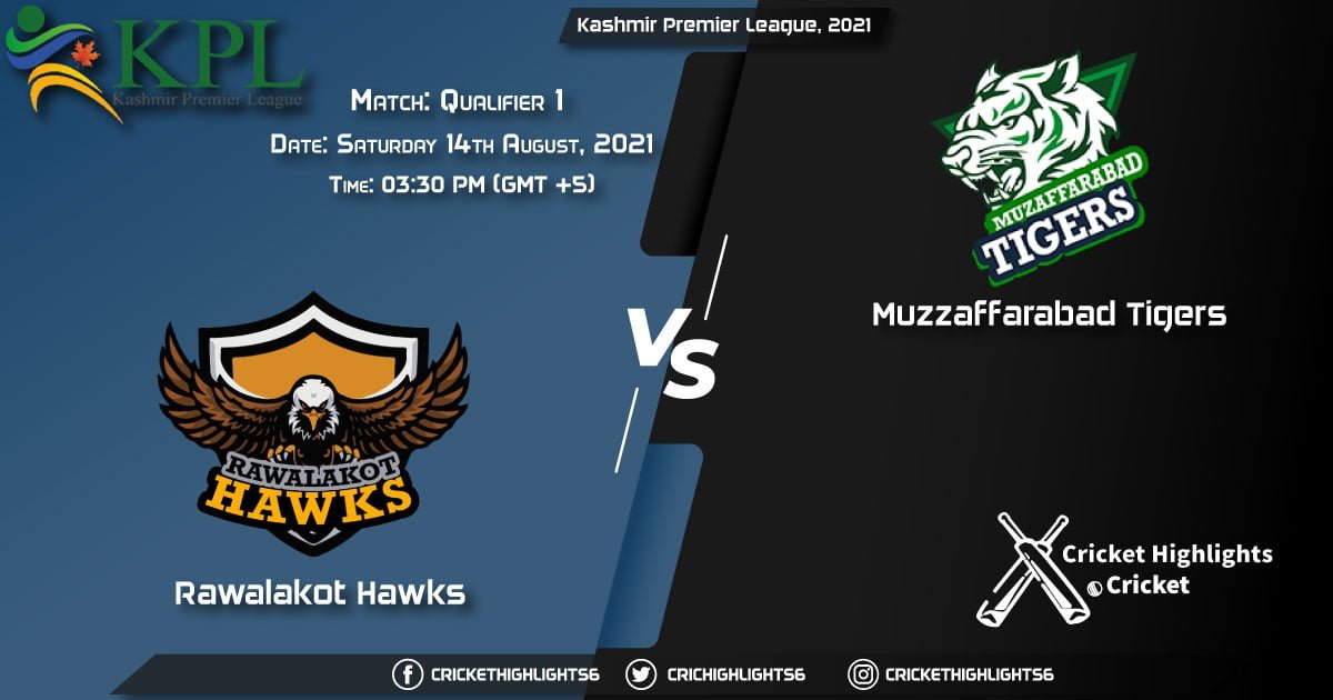 Kashmir Premier League, 2021 Live Match Qualifier 1, RH vs MT LIVE Streaming for free, When, Where, How to Watch