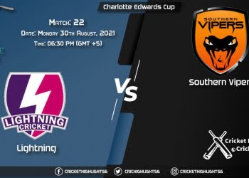 LIG vs SV Live Score Match 22, Playing 11 Live Match Today, August 30, 2021, Charlotte Edwards Cup, 2021