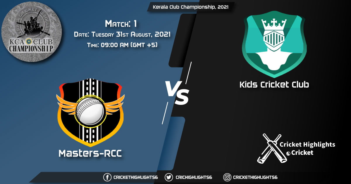 MRC vs KDC Live Score Match 1, Playing 11 Live Match Today, August 31, 2021, Kerala Club Championship, 2021