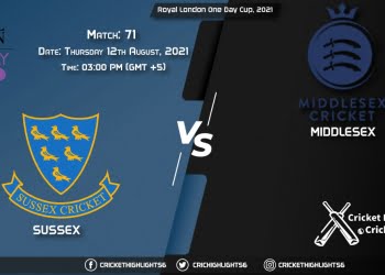 Royal London One-Day Cup, 2021 Live: Match 71, SUS vs MID LIVE Streaming for free, When, Where, How to Watch?