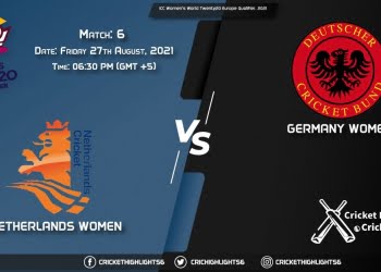 NL-W vs GER-W, Live Scorecard, Match 6, August 27, 2021, Live Cricket Score, ICC Women's World Twenty20 Europe Qualifier, 2021
