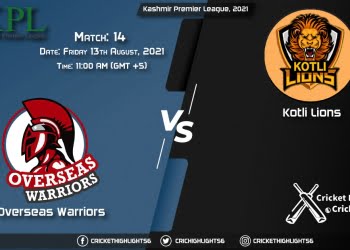 OW vs KL, Live Scorecard, Match 14, August 13, 2021, Live Cricket Score, Kashmir Premier League, 2021