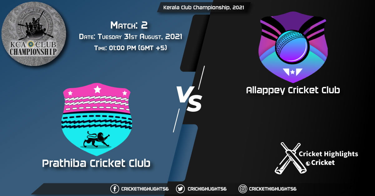 PRC vs ALC Live Score Match 2, Playing 11 Live Match Today, August 31, 2021, Kerala Club Championship, 2021