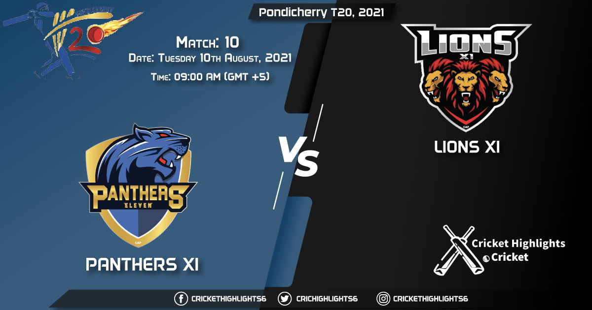 Pondicherry T20, 2021 Live Match 10, PAN vs LIO LIVE Streaming for free, When, Where, How to Watch