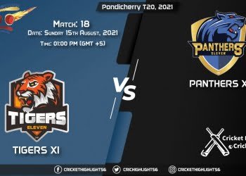 Pondicherry T20, 2021 Live Match 18, TIG vs PAN LIVE Streaming for free, When, Where, How to Watch