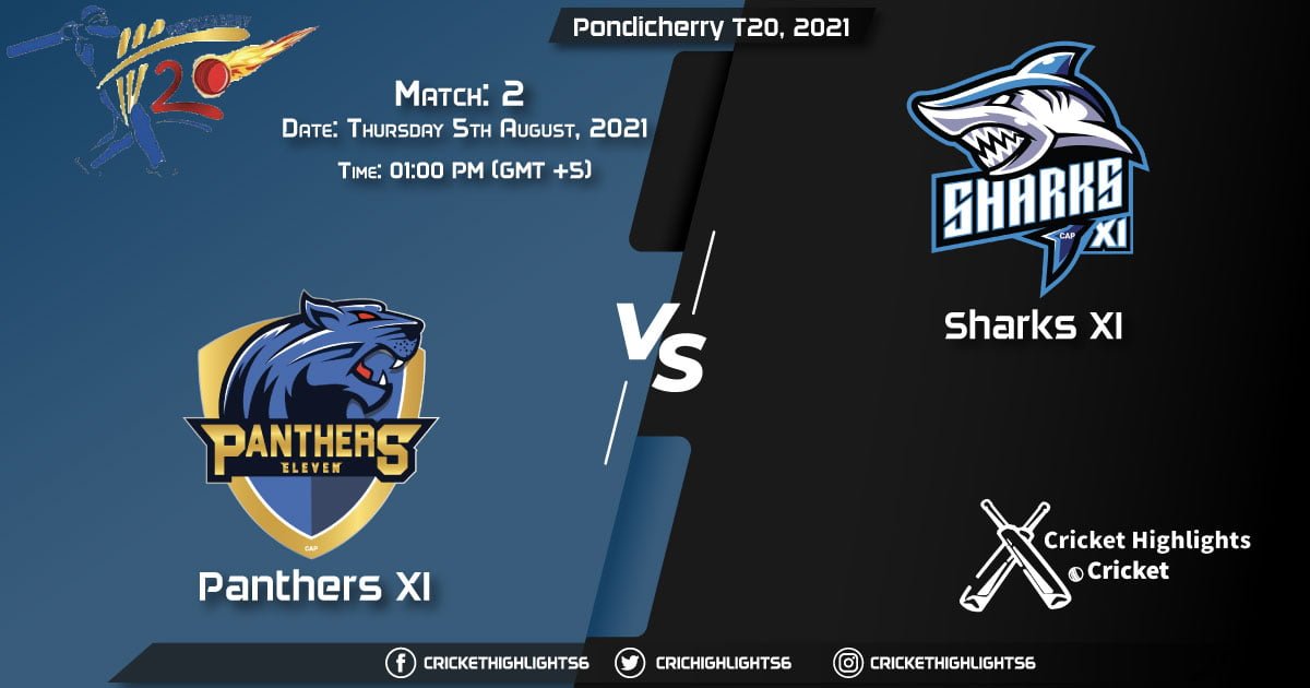 Pondicherry T20, 2021 Live Match 2, PAN vs SHA LIVE Streaming for free, When, Where, How to Watch