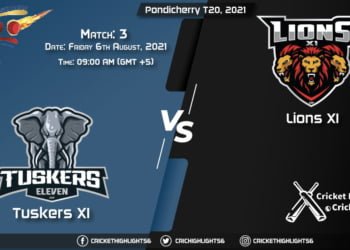 Pondicherry T20, 2021 Live Match 3, TUS vs LIO LIVE Streaming for free, When, Where, How to Watch