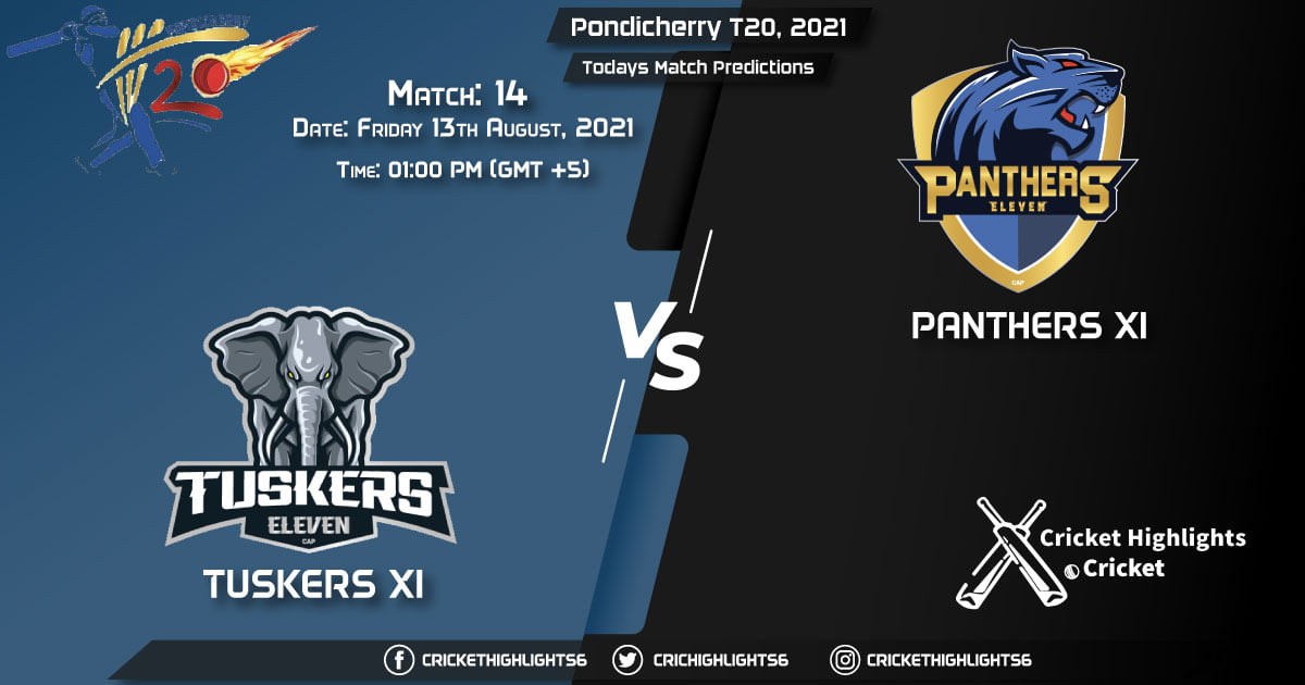 Pondicherry T20, 2021, Match 14: TUS vs PAN, Playing 11 & Today's Match Predictions
