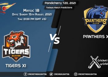 Pondicherry T20, 2021, Match 18 TIG vs PAN, Playing 11 & Today's Match Predictions