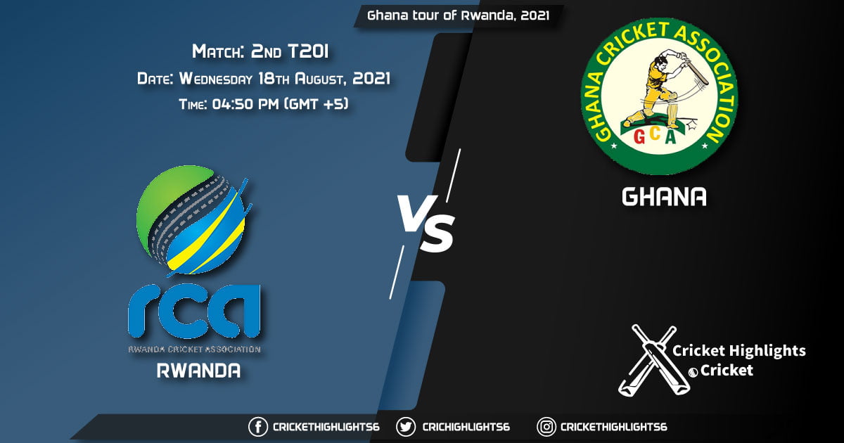 RWA vs GHA, Live Scorecard, Match 2nd T20I, August 18, 2021, Live Cricket Score, Ghana tour of Rwanda, 2021