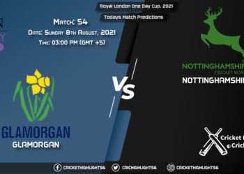 Royal London One-Day Cup, 2021, Match 54 GLA vs NOT, Playing 11 & Today's Match Predictions