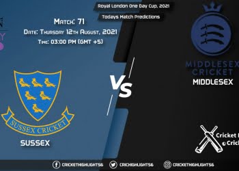 Royal London One-Day Cup, 2021, Match 71 SUS vs MID, Playing 11 & Today's Match Predictions