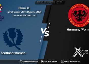 SC-W vs GR-W Live Score Match 8th, Playing 11 Live Match Today, August 29, 2021, ICC Women’s World Twenty20 Europe Qualifier, 2021