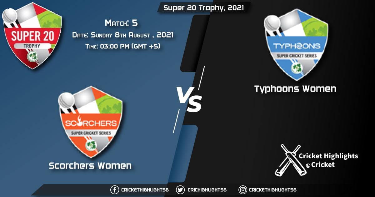 SCO-W vs TYP-W, Live Scorecard, Match 5, August 8, 2021, Live Cricket Score, Super 20 Trophy, 2021
