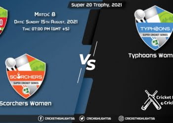 SCO-W vs TYP-W, Live Scorecard, Match 8, August 15, 2021, Live Cricket Score, Super 20 Trophy, 2021