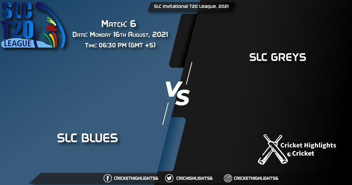 SLBL vs SLGY, Live Scorecard, Match 6, August 16, 2021, Live Cricket Score, SLC Invitational T20 League, 2021