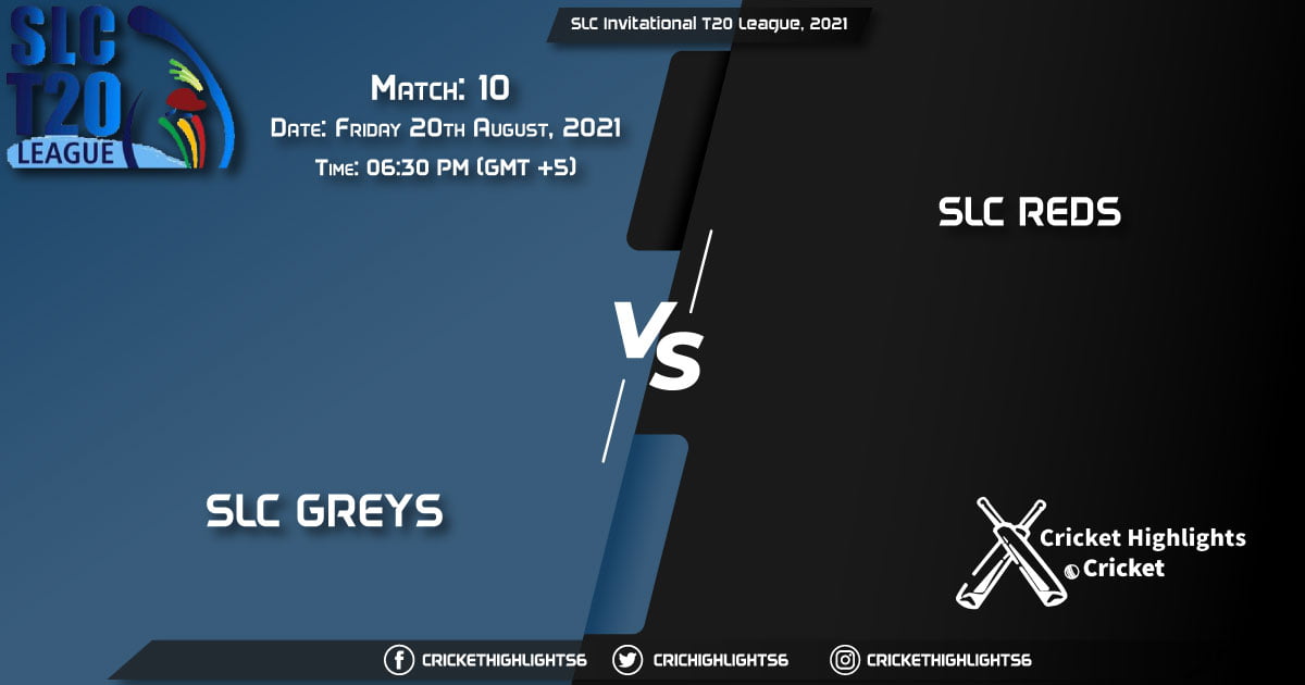 SLGY vs SLRE, Live Scorecard, Match 10, August 20, 2021, Live Cricket Score, SLC Invitational T20 League, 2021