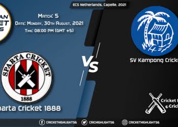 SPC vs KAM Live Score Match 5, Playing 11 Live Match Today, August 30, 2021, ECS Netherlands, Capelle, 2021