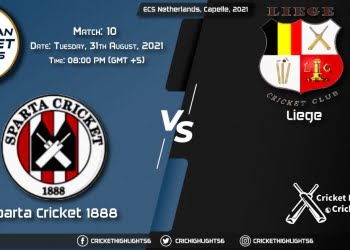 SPC vs LIE Live Score Match 10, Playing 11 Live Match Today, August 31, 2021, ECS Netherlands, Capelle, 2021