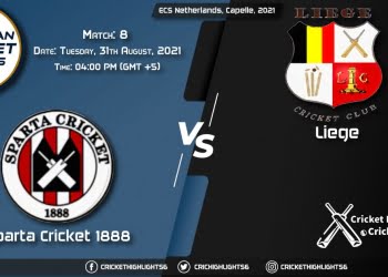 SPC vs LIE Live Score Match 8, Playing 11 Live Match Today, August 31, 2021, ECS Netherlands, Capelle, 2021