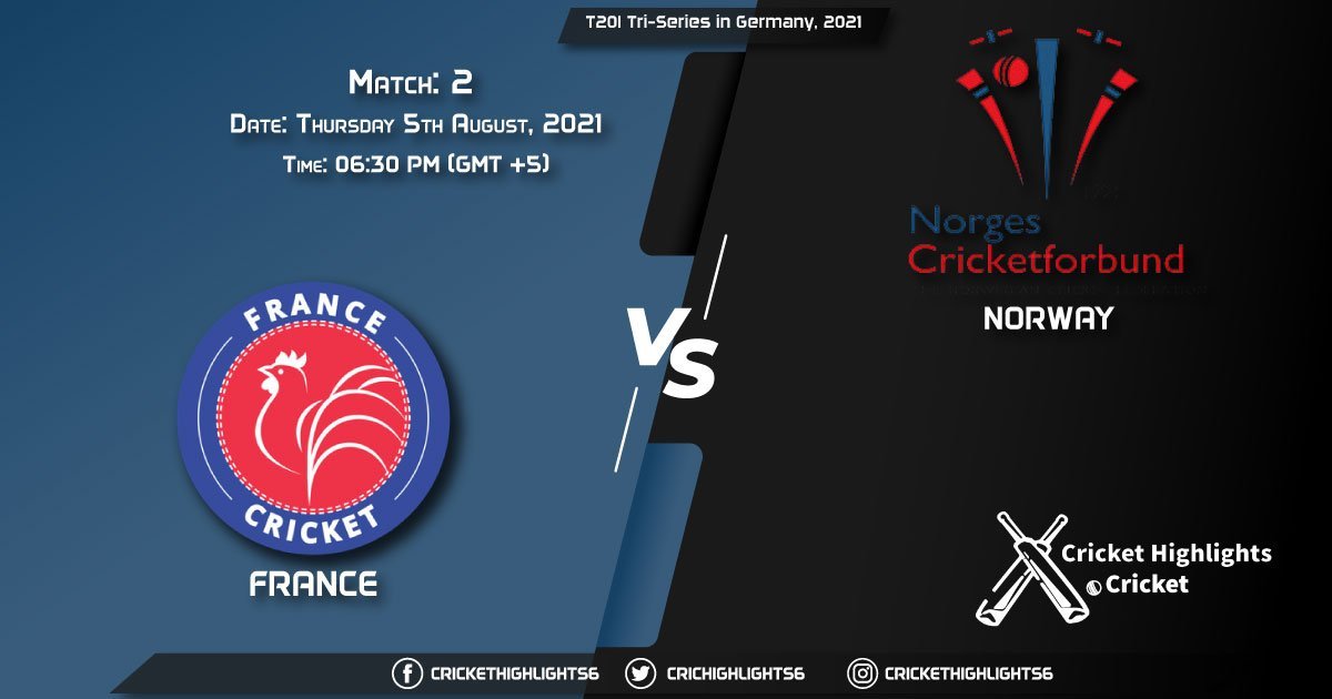 T20I Tri-Series in Germany, 2021 Live Match 2, FRA vs NOR LIVE Streaming for free, When, Where, How to Watch