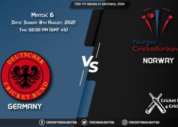 T20I Tri-Series in Germany, 2021 Live Match 6, GER vs NOR LIVE Streaming for free, When, Where, How to Watch