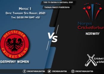 T20I Tri-Series in Germany, 2021, Match 1 GER vs NOR, Playing 11 & Today's Match Predictions