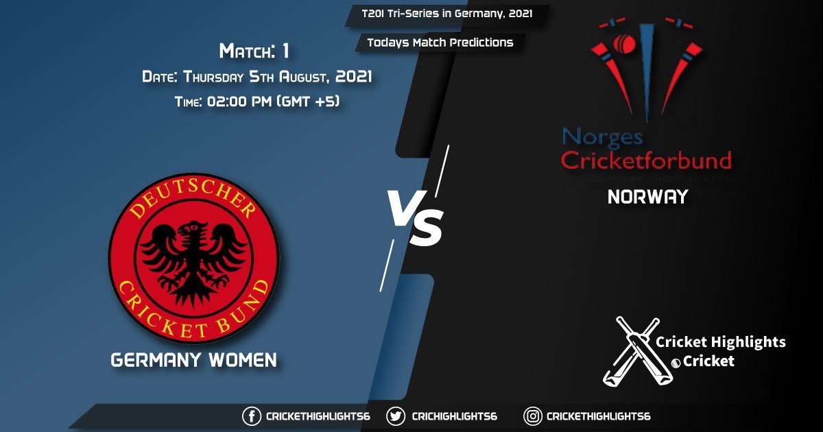 T20I Tri-Series in Germany, 2021, Match 1 GER vs NOR, Playing 11 & Today's Match Predictions
