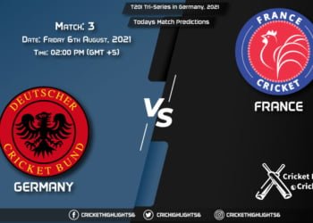 T20I Tri-Series in Germany, 2021, Match 3 GER vs FRA, Playing 11 & Today's Match Predictions