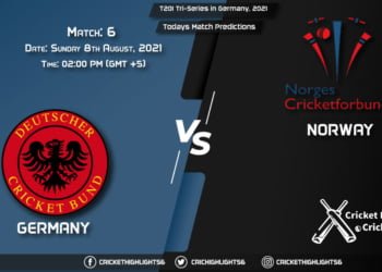 T20I Tri-Series in Germany, 2021, Match 6 GER vs NOR, Playing 11 & Today's Match Predictions