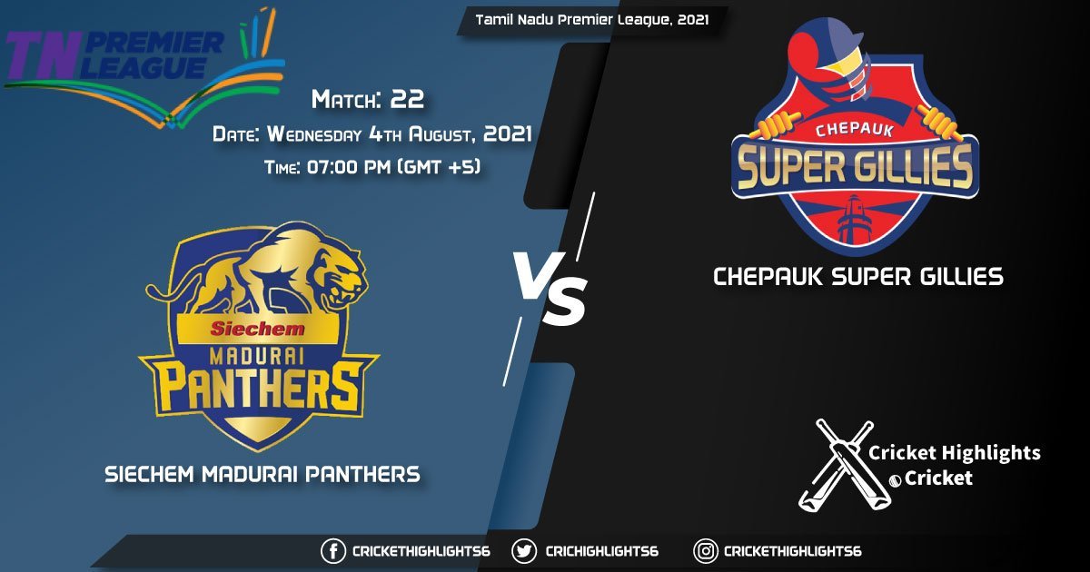 Tamil Nadu Premier League, 2021 Live Match 22, SMP vs CSG LIVE Streaming for free, When, Where, How to Watch