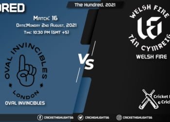The Hundred, 2021 Live Match 16, OVI vs WEF LIVE Streaming for free, When, Where, How to Watch