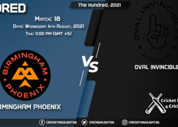 The Hundred, 2021 Live Match 18, BPH vs OVI LIVE Streaming for free, When, Where, How to Watch