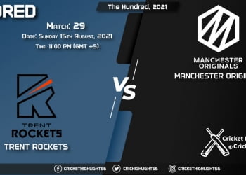 The Hundred, 2021 Live Match 29, TRT vs MNR LIVE Streaming for free, When, Where, How to Watch