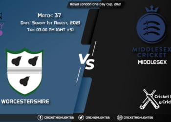WOR vs MID, Live Scorecard, Match 37, August 1, 2021, Live Cricket Score, Royal London One-Day Cup, 2021