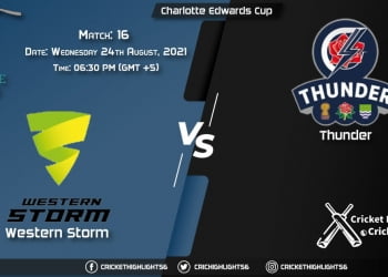 WS vs THU, Live Scorecard, Match 16, August 25, 2021, Live Cricket Score, Charlotte Edwards Cup, 2021