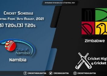 Zimbabwe Emerging tour of Namibia, 2021 - Schedule, Fixture List, Match Timings, Live Score, Results, Venues, Teams and Squads