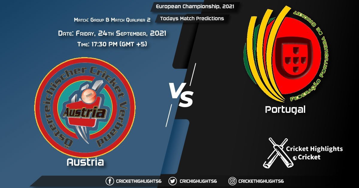 AUT vs POR Live Score Group B - Match Qualifier 2, Playing 11 Live Match Today, September 24, 2021, European Championship, 2021