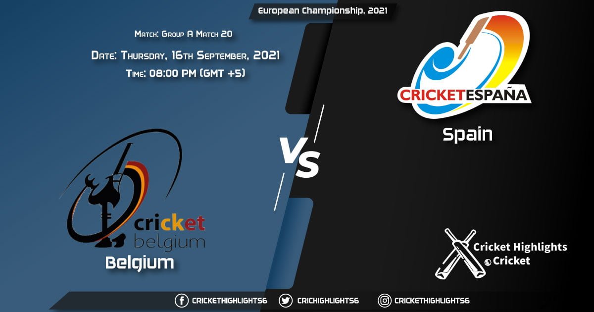 BEL vs SPA Live Score Match 20 - Group A, Playing 11 Live Match Today, September 16, 2021, European Championship, 2021