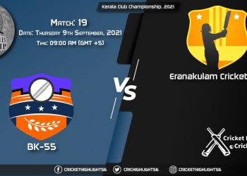 BKK vs ENC Live Score Match 19, Playing 11 Live Match Today, September 9, 2021, Kerala Club Championship, 2021