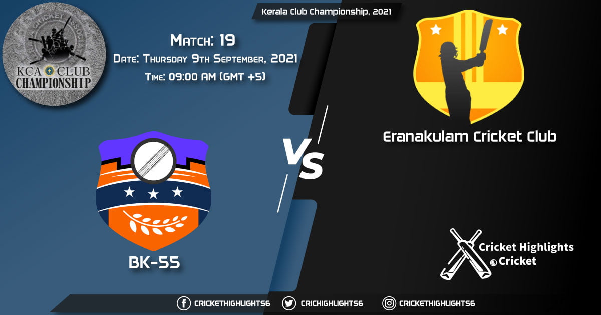 BKK vs ENC Live Score Match 19, Playing 11 Live Match Today, September 9, 2021, Kerala Club Championship, 2021