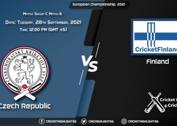 CZR vs FIN Live Score Match 6 - Group C, Playing 11 Live Match Today, September 28, 2021, European Championship, 2021