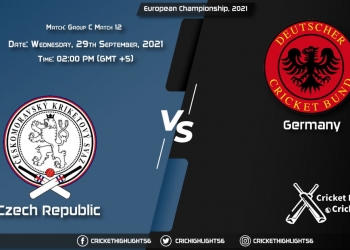 CZR vs GER Live Score Match 12 - Group C, Playing 11 Live Match Today, September 29, 2021, European Championship, 2021